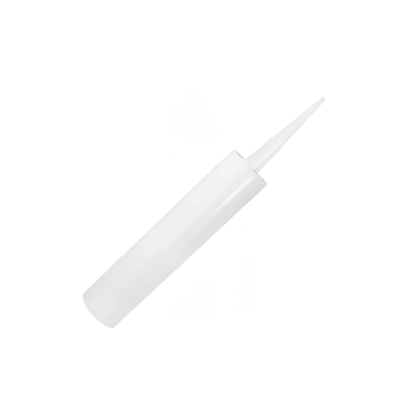 cut out image of a white sealant bottle tube with nozzle SAN114